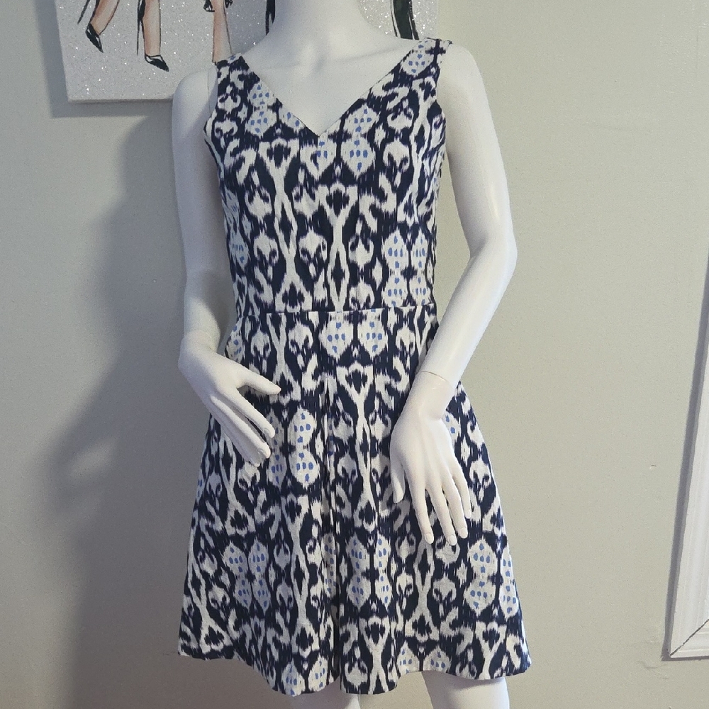 GAP Navy and White Mini Dress